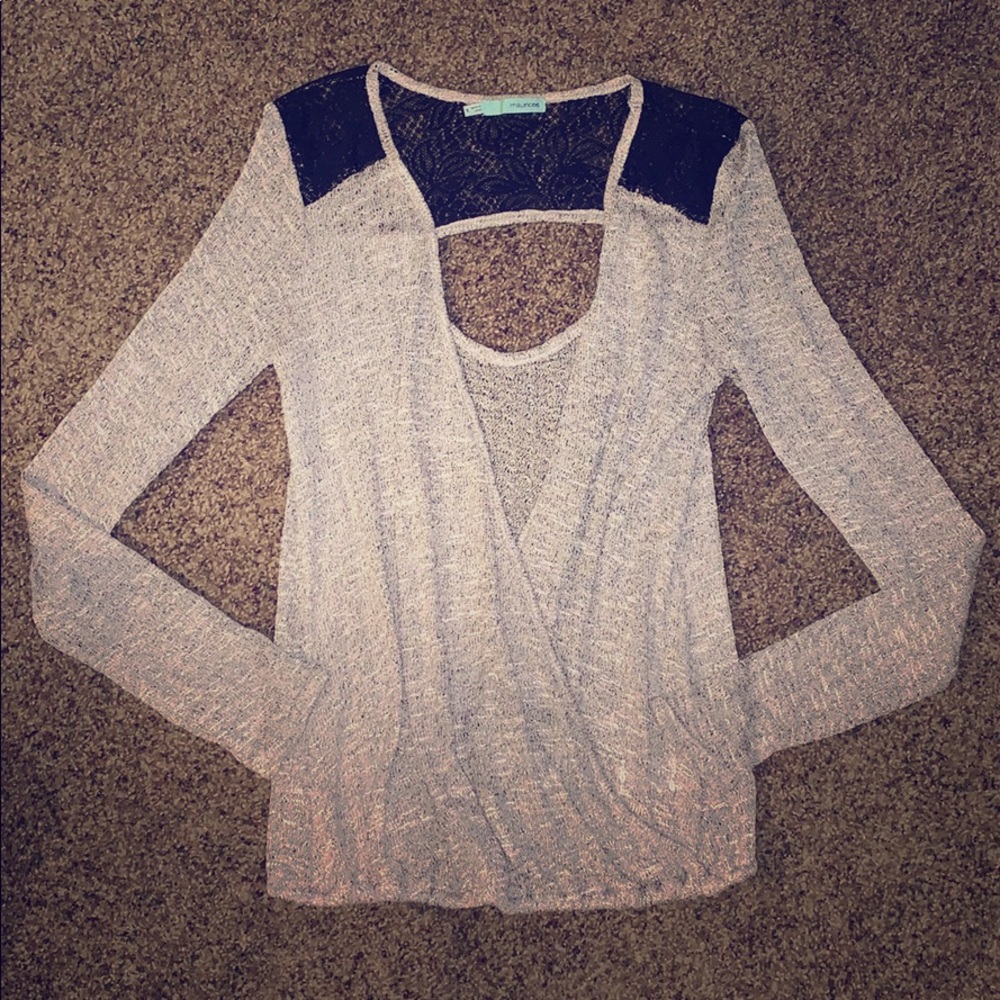 Maurices Wrap Front Top